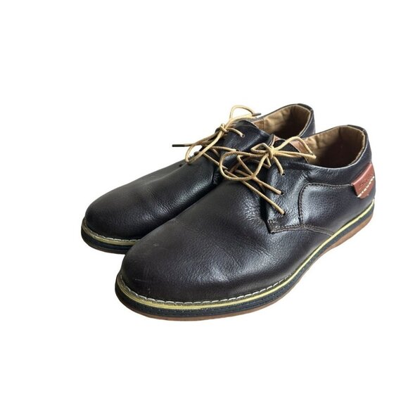 Fashion Mens Dress Oxford Shoes Color Brown Sz 10 1/2 Eur 45 Uk 11 Sku 2277 - Picture 10 of 14